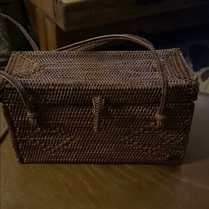 Helen Kaminski Tan Woven Bag